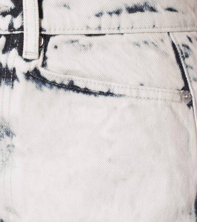 Shop Proenza Schouler White Label Wide-leg High-rise Jeans In White