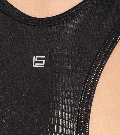 Shop Lanston Sport Venture Snake-print Sports Bra In Black