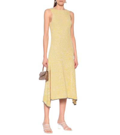 Shop Joseph Darla Knit Dress In Yellow