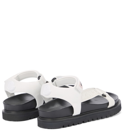 Shop Moncler Flavia Trekking Sandals In White
