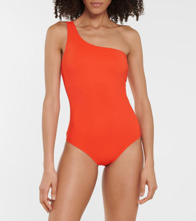 Shop Karla Colletto Basics Swimsuit In Orange