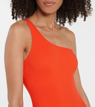 Shop Karla Colletto Basics Swimsuit In Orange