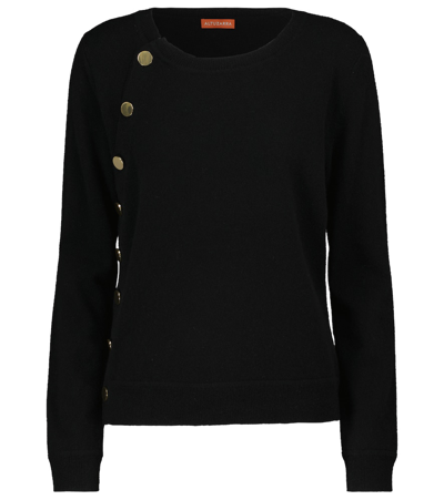 Shop Altuzarra Minamoto Cashmere Sweater In 黑色