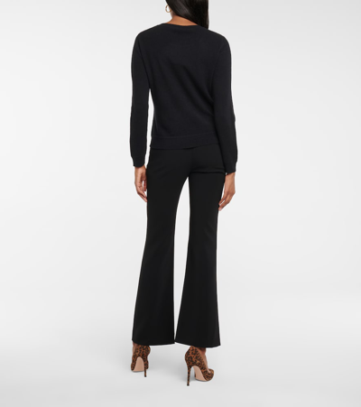 Altuzarra Minamoto Button-detailed Cashmere Sweater In 黑色