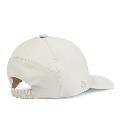 Shop Loro Piana Ty Baseball Cap In Agatha Grey/white