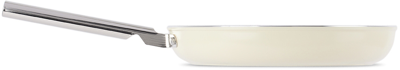 Shop Smeg Off-white '50s Style Frying Pan In Matte Cream