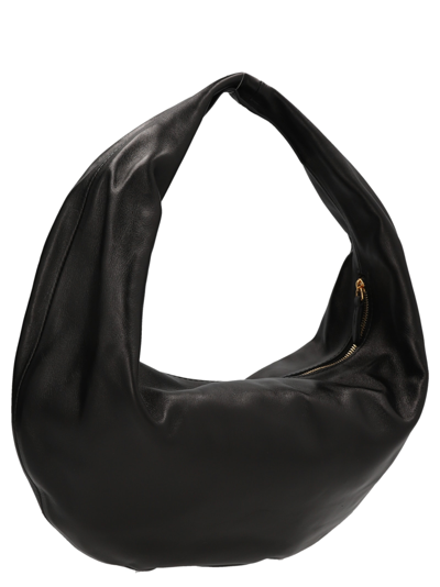 Shop Khaite The Medium Olivia Hobo Shoulder Bag In Black