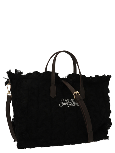 Shop Mc2 Saint Barth Colette Shopping Bag In Black