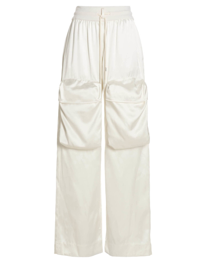 Shop Off-white Duchesse Pants In White