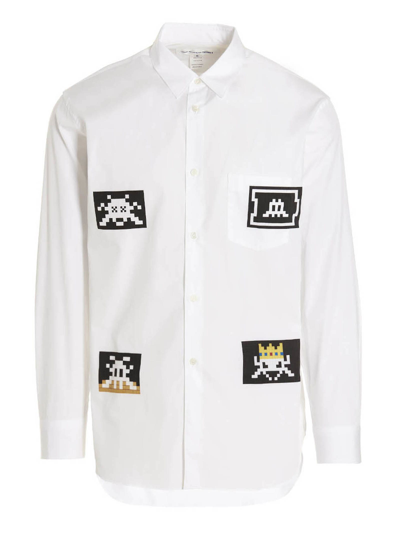 Shop Comme Des Garçons Shirt Midi Shirt In White