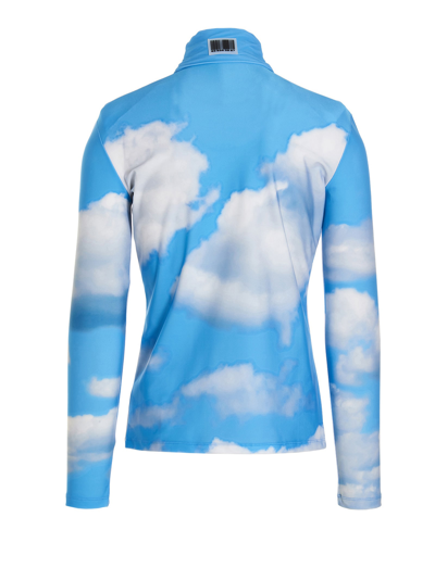 Shop Vtmnts Sky Sweater In Multicolor