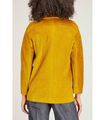 Shop Momoní Lormont Jacket In Olio In Yellow