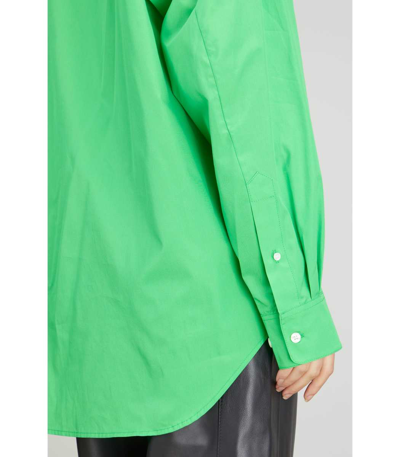 Shop Samsoe & Samsoe Lua Shirt In Vibrant Green