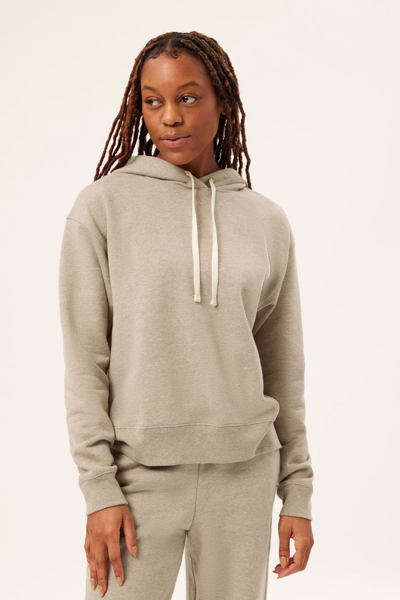 Shop Girlfriend Collective Porcini Heather 50/50 Classic Hoodie