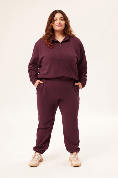 Shop Girlfriend Collective Wine 50/50 Classic Jogger