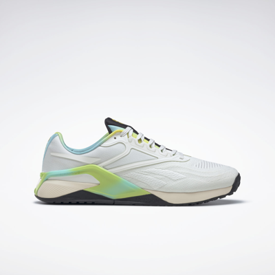 Shop Reebok Unisex Smiley Nano X2 Men's Training Shoes In Opal Glow/luminous Lime/digital Glow
