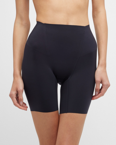 Shop Commando High-rise Zone Smoothing Shorts In Black