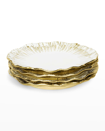 Michael Aram Anemone Four-piece Side Plate Set