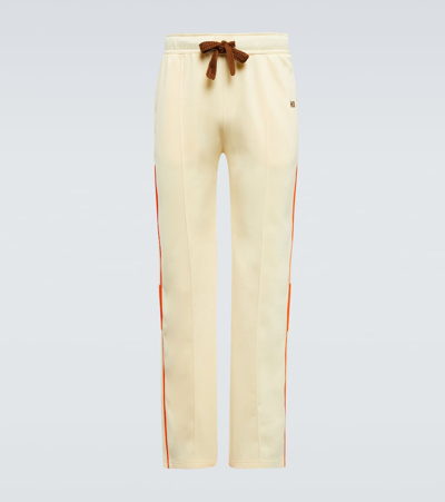 Shop Wales Bonner Percussion Trackpants In Pale Yellow & Orange