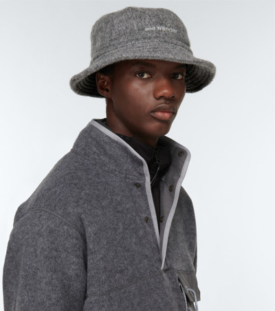 Shop And Wander Wool-blend Hat In Gray