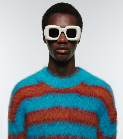 Loewe Eckige Sonnenbrille Inflated In Grey / Other / Smoke | ModeSens