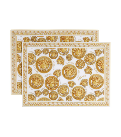 Shop Versace Home Medusa Amplified Set Of 2 Placemats