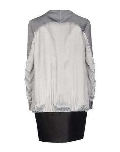 Shop Esteban Cortazar Short Dresses In Light Grey