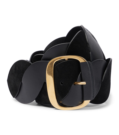 Shop Altuzarra Leather Belt In Black