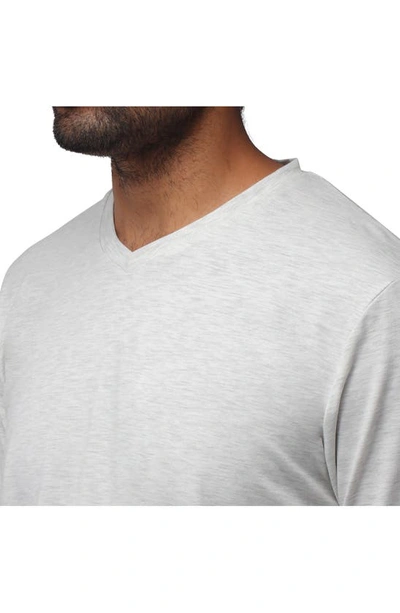 X-ray V-neck Long Sleeve T-shirt In Oatmeal