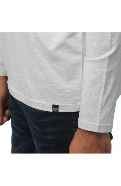 X-ray V-neck Long Sleeve T-shirt In Oatmeal