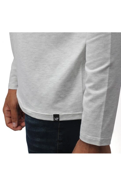 X-ray Long Sleeve Henley Shirt In Oatmeal