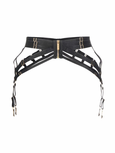 Bordelle Panel Suspenders In Black