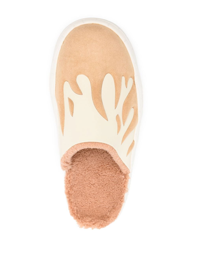 Shop Acupuncture 1993 Nyo Slip-on Slides In Brown