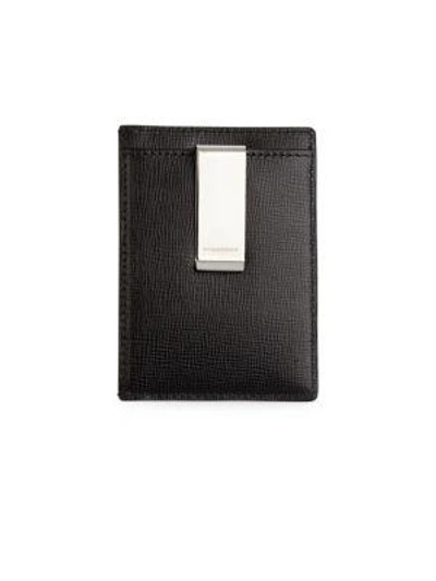 Shop Burberry Chase Money Clip In Black