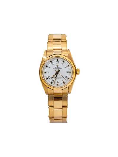 Pre-owned Rolex  Oyster Perpetual 31mm In White