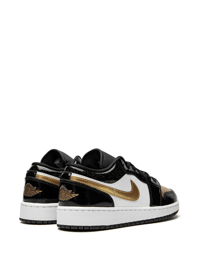 Shop Jordan Air  1 Low Se "gold Toe" Sneakers In Black