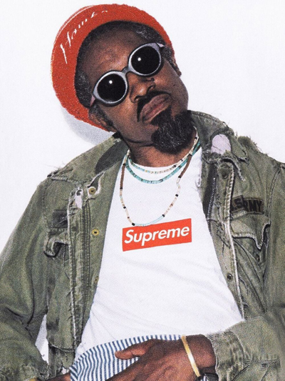 Supreme Andre 3000 Graphic-print T-shirt In White