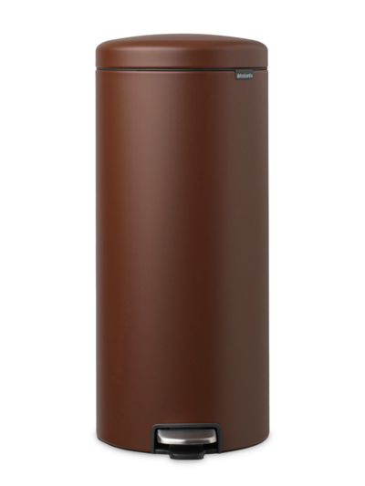 Shop Brabantia Newicon 8 Gallon Step Can In Mineral Brown