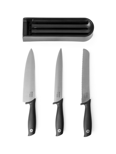 Shop Brabantia Tasty+ Drawer 4-piece Knives & Organizer Set In Dark Grey