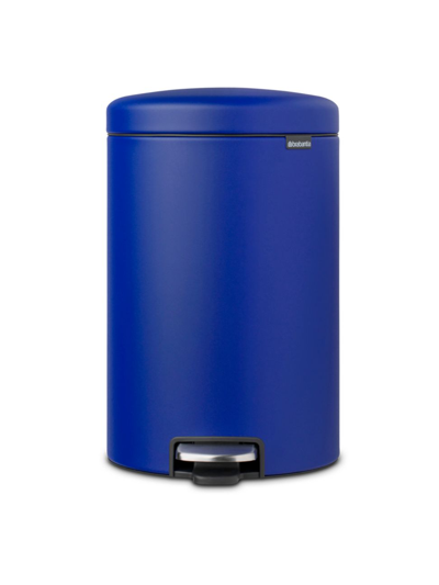 Shop Brabantia Newicon 5.25 Gallon Step Can In Mineral Blue