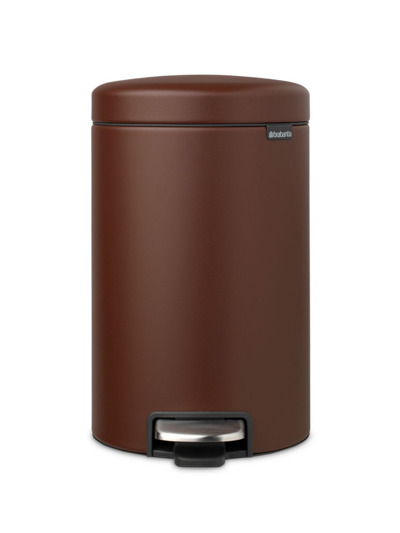 Shop Brabantia Newicon 3.25 Gallon Step Can In Mineral Brown