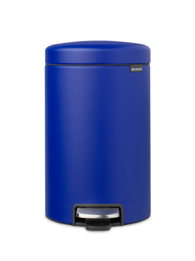 Shop Brabantia Newicon 3.25 Gallon Step Can In Mineral Blue