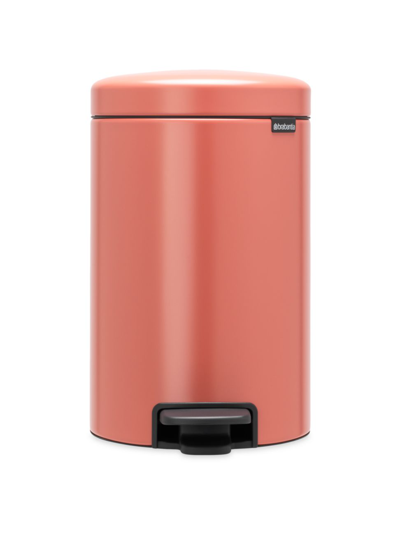 Shop Brabantia Newicon 3.25 Gallon Step Can In Terracotta Pink