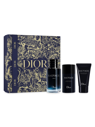 Dior Men's Sauvage Cologne 3-piece Gift Set