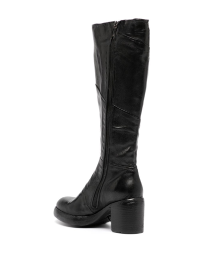 Madison.maison Knee-length Block-heel 80mm Boots In Black