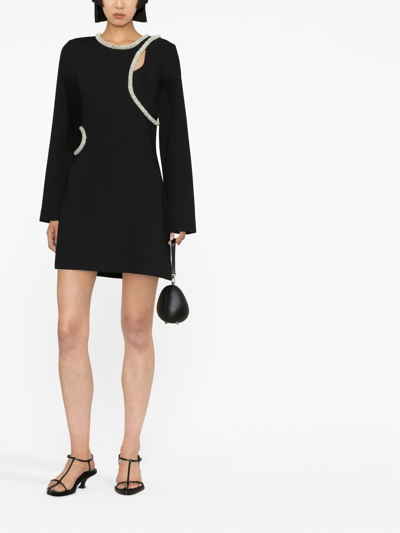 Jonathan Simkhai Katharine Cut-out Minidress In Black | ModeSens