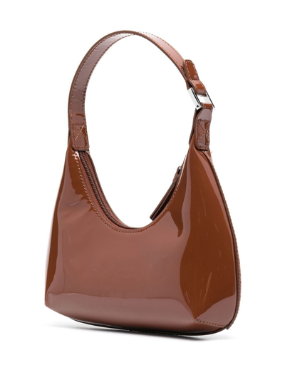 Shop By Far Baby Amber Tote Bag In Brown