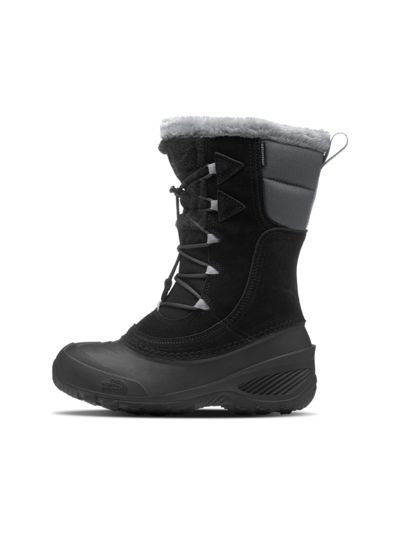 Shop The North Face Little Girl's & Girl's Shellista Waterproof Boots In Black Grey