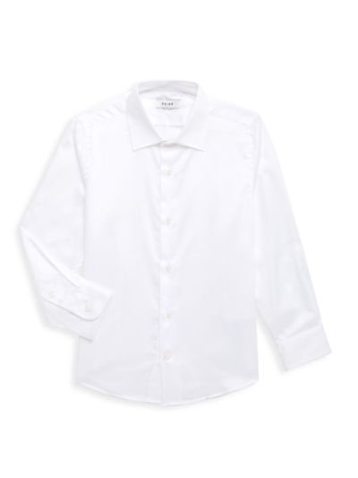 Shop Reiss Little Boy's & Boy's Remote Jr. Shirt In White