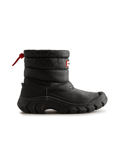 Shop Hunter Women's Intrepid Short Snow Boots In Black